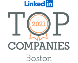 LinkedIn 2021 Top Companies Boston logo