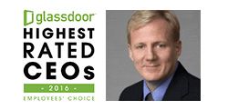 Glassdoor Highest Rated CEOs 2016 Employees' Choice logo