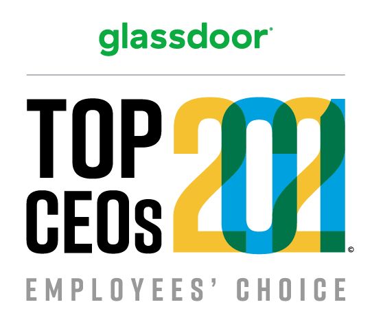 Glassdoor Employees' Choice Top CEOs 2021 logo