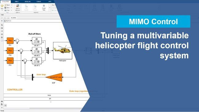 In this video, you will learn how to tune a multivariable fixed-structure controller using the Control System Tuner in Simulink.